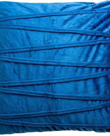 Tmavě modrý dekorativní polštář JAHU collections Ella, 45 x 45 cm