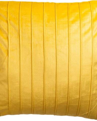 Žlutý dekorativní polštář JAHU collections Stripe, 45 x 45 cm