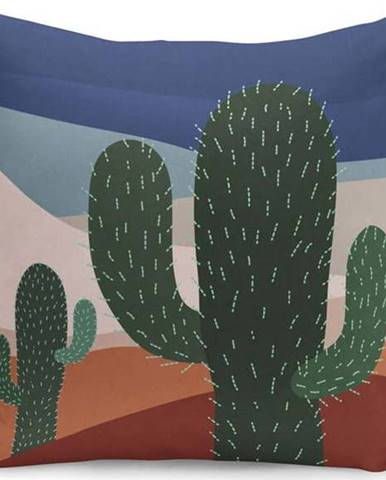 Polštář s výplní Kate Louise Cactus, 43 x 43 cm