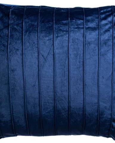 Tmavě modrý dekorativní polštář JAHU collections Stripe, 45 x 45 cm