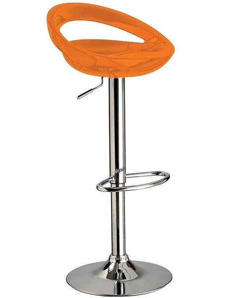 Barová Židle Anna Oranžová 7008