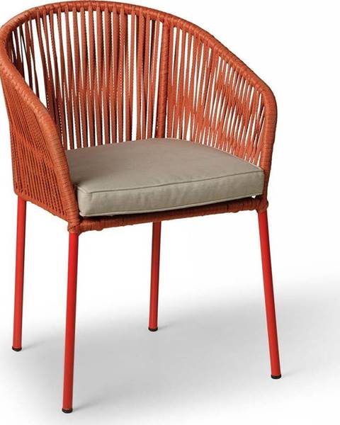 Le Bonom Sada 2 červených zahradních židlí Bonami Selection Trapani