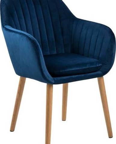 Tmavě modrá jídelní židle Actona Emilia Vic