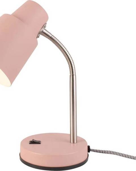 Leitmotiv Růžová stolní lampa Leitmotiv Scope, výška 30 cm
