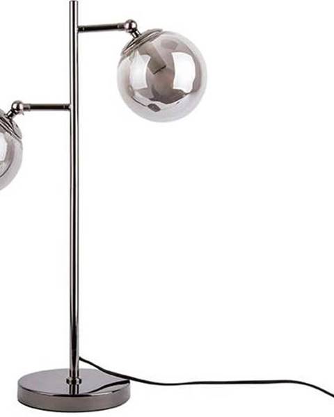 Leitmotiv Stolní lampa ve stříbrné barvě Leitmotiv Shimmer, výška 64 cm
