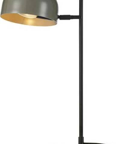 Šedá stolní lampa Markslöjd Pose, výška 48 cm
