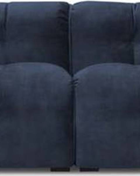 Windsor & Co Sofas Modrá sametová pohovka Windsor & Co Sofas Vesta, 280 cm