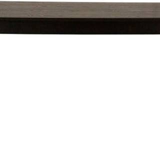 Černý jídelní stůl z kaučukového dřeva Canett Nelly, 180 x 90 cm
