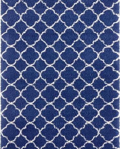 Modrý koberec Mint Rugs Luna, 80 x 150 cm