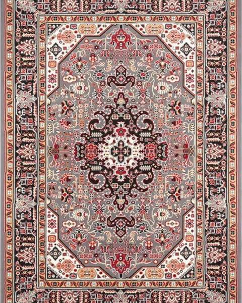 Šedo-hnědý koberec Nouristan Skazar Isfahan, 80 x 150 cm