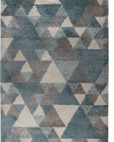 Modro-šedý koberec Flair Rugs Nuru, 120 x 170 cm