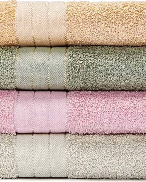 Le Bonom Sada 4 bavlněných ručníků Bonami Selection Portofino, 50 x 100 cm
