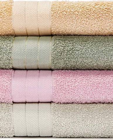 Sada 4 bavlněných ručníků Bonami Selection Portofino, 50 x 100 cm