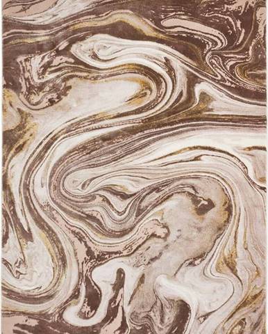 Koberec v béžovo-zlaté barvě Think Rugs Florence, 200 x 290 cm