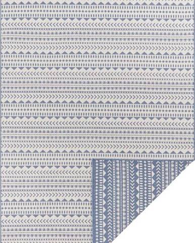 Modro-bílý venkovní koberec Ragami Kahira, 200 x 290 cm