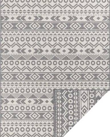 Šedo-bílý venkovní koberec Ragami Roma, 200 x 290 cm