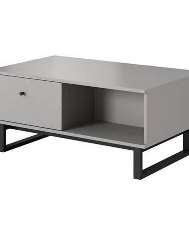 Konferenční stolek ARKO, šedá/dub artisan