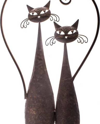 Kovová nástěnná dekorace Dakls Cats