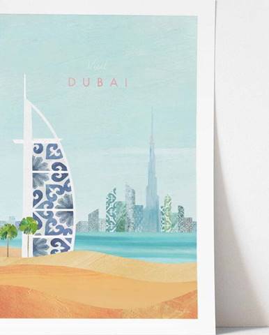 Plakát Travelposter Dubai, A2