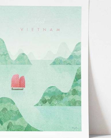 Plakát Travelposter Vietnam, 30 x 40 cm