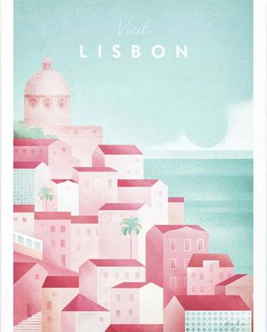Plakát Travelposter Lisbon, A2