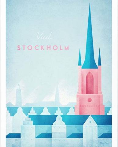 Plakát Travelposter Stockholm, A3