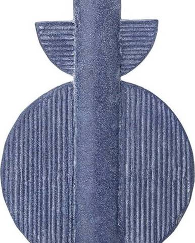 Modrý svícen Bloomingville Bess, výška 22 cm