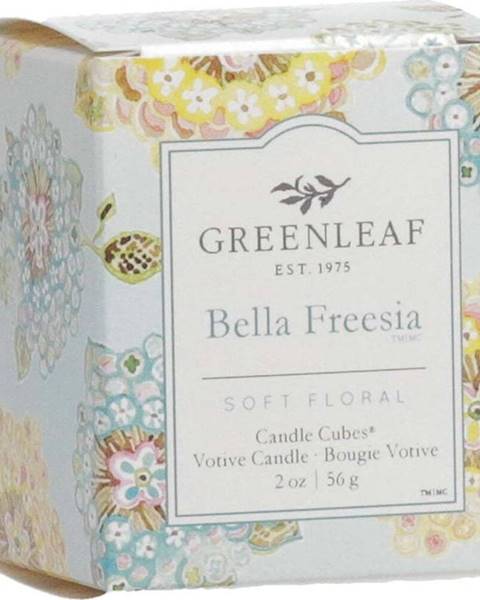 Greenleaf Svíčka s vůní frézie Greenleaf Bella Freesia, doba hoření 15 hodin