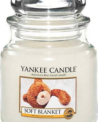 Vonná svíčka Yankee Candle Soft Blanket, doba hoření 65 h