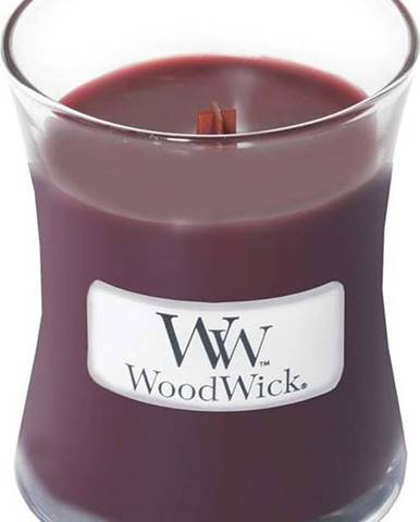 Vonná svíčka WoodWick Černá třeseň, 20 hodin hoření