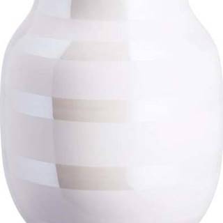 Bílá kameninová váza Kähler Design Omaggio, výška 20 cm