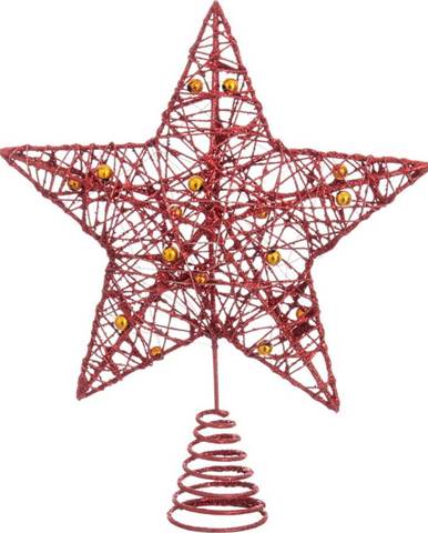 Hvězda na stromeček v červené barvě Unimasa Star