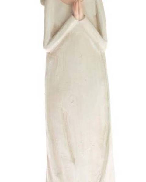 Dakls Béžová dekorativní soška Dakls Praying Angel, výška 14,5 cm