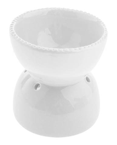 Bílá keramická aromalampa Dakls, výška 11,5 cm