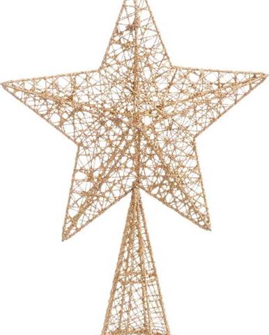 Hvězda na vánoční strom ve zlaté barvě Unimasa Estrella