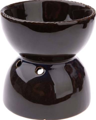 Tmavě hnědá keramická aromalampa Dakls, výška 11,5 cm