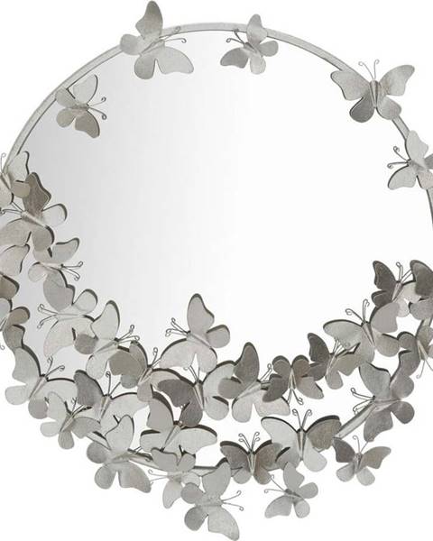Mauro Ferretti Nástěnné zrcadlo ve stříbrné barvě Mauro Ferretti Round Silver, ø 74 cm