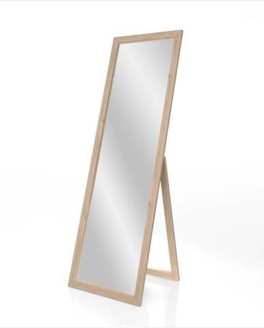 Stojací zrcadlo v hnědém rámu Styler Sicilia, 46 x 146 cm