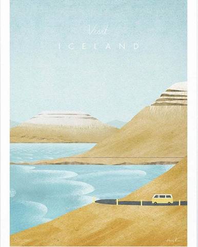 Plakát Travelposter Iceland, A2