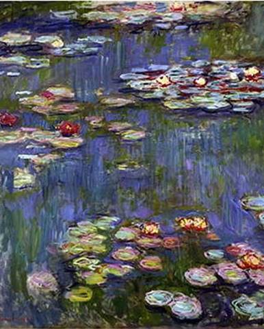Reprodukce obrazu Claude Monet - Water Lilies, 60 x 60 cm
