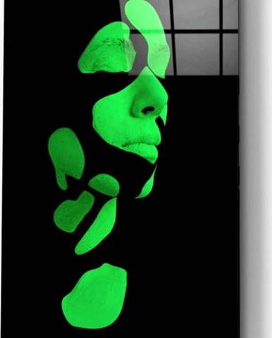 Skleněný obraz Insigne Fragmented Green