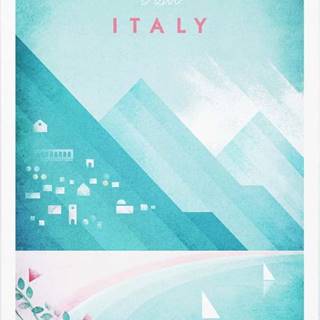 Plakát Travelposter Italy, 50 x 70 cm