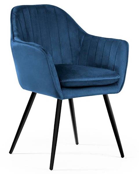Židle Roma 2 Tmavě modrá/ Noha Černá