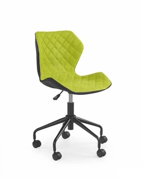 Halmar Halmar Dětská židle Matrix, černá/zelená