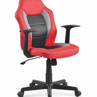 Halmar Dětská židle Nemo, červená/černá
