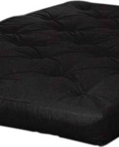 Černá futonová matrace Karup Sandwich, 200 x 200 cm