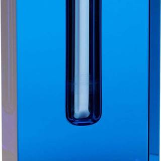 Modrá skleněná váza Hübsch Sena, výška 12 cm