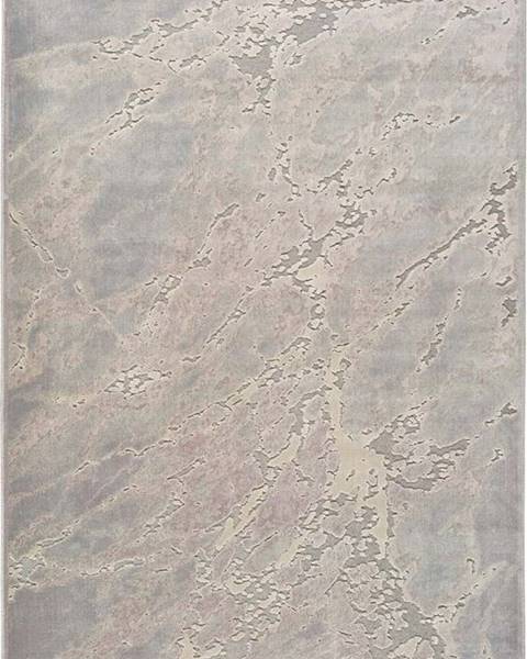 Universal Šedo-béžový koberec z viskózy Universal Margot Marble, 160 x 230 cm