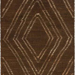 Hnědý jutový koberec Flair Rugs Trey, 120 x 170 cm