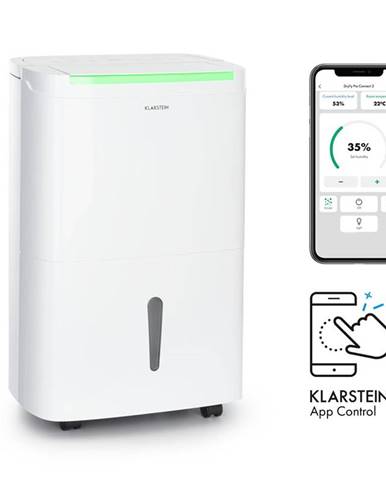 Klarstein DryFy Connect 30, odvlhčovač vzduchu, Wi-Fi, kompresse, 30 l/d, 25–30 m², bílý
